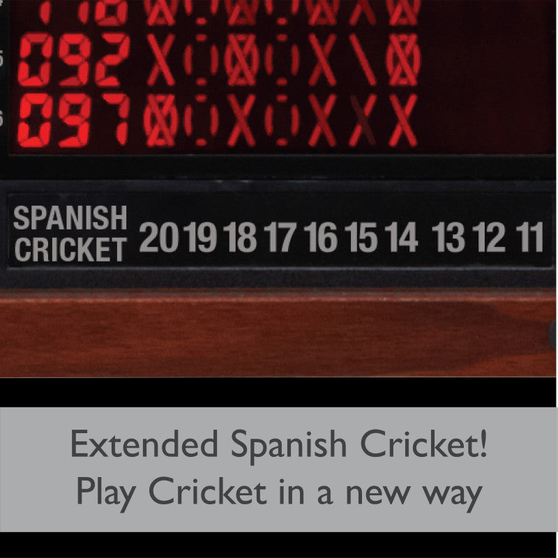 15.5" Electronic Dartboard & Cabinet – Free 24 Soft Tip Darts!