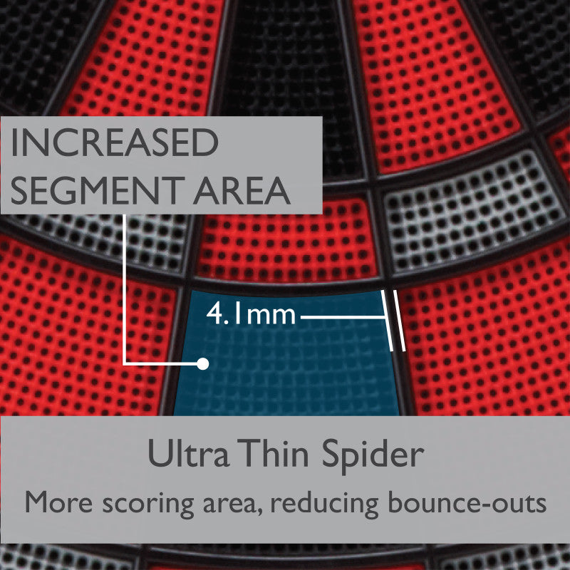 15.5" Electronic Dartboard & Cabinet – Free 24 Soft Tip Darts!